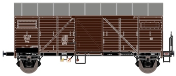Exact-Train EX23780 - H0 - Gedeckter Güterwagen, JŽ, Ep. III